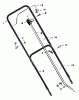 Murray 20505x62B - B&S/ 20" Walk-Behind Mower (1997) (Home Base) Spareparts Handle Assembly