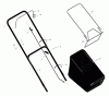 Murray 20556x31A - Scotts 20" Walk-Behind Mower (1998) (Home Depot) Spareparts Handle And Bag Assembly