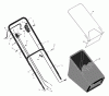 Murray 20605x31A - Scotts 20" Walk-Behind Mower (1997) (Home Depot) Spareparts Handle & Bag Assembly