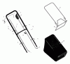 Murray 20606x30A - 20" Walk-Behind Mower (1999) Spareparts Handle And Bag Assembly