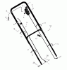 Murray 20607x99B - B&S/ 20" Walk-Behind Mower (1999) (AAFES) Spareparts Handle Assembly