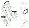 Murray 219931x683A - Stanley 21" Walk-Behind Mower (2001) Spareparts Handle And Grass Bag Assembly