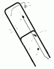 Murray 22105x30B - 22" Walk-Behind Mower (2003) Spareparts Handle Assembly