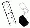 Murray 222310x83A - B&S/ 22" Walk-Behind Mower (2005) (Walmart) Spareparts Handle & Bagger Assembly