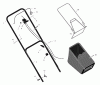 Murray 222390x99B - B&S/ 22" Walk-Behind Mower (2002) (AAFES) Spareparts Handle And Bag Assembly