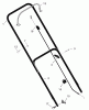 Murray 22265x8J - Scotts 22" Walk-Behind Mower (2004) (Home Depot) Spareparts Handle Assembly - B&S Models