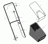 Murray 22305x31A - Scotts 22" Walk-Behind Mower (2000) (Home Depot) Spareparts Handle & Bag Assembly