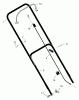 Murray 223310x199A - B&S/ 22" Walk-Behind Mower (2005) (AAFES) Spareparts Handle Assembly