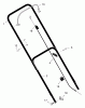Murray 223311x199A - B&S/ 22" Walk-Behind Mower (2005) (AAFES) Spareparts Handle Assembly