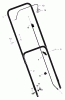 Murray 223330x6A - Ultra 22" Walk-Behind Mower (2001) Spareparts Handle Assembly