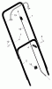 Murray 224010x24C - B&S/ 22" Walk-Behind Mower (2005) (Meijer) Spareparts Handle Assembly