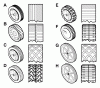 Murray 22408A - 22" Walk-Behind Mower (1998) Spareparts Wheels And Tires