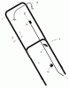 Murray 224110x8E - Scotts 22" Walk-Behind Mower (2005) (Home Depot) Spareparts Handle Assembly