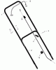 Murray 224110x8F - Scotts 22" Walk-Behind Mower (2005) (Home Depot) Spareparts Handle Assembly