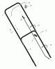 Murray 22415x194A - B&S/ 22" Walk-Behind Mower (2000) (Walmart) Spareparts Handle Assembly