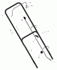 Murray 225010x99A - B&S/ 22" Walk-Behind Mower (2001) (AAFES) Spareparts Handle Assembly