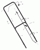 Murray 22506B - 22" Walk-Behind Mower (2000) Spareparts Handle Assembly