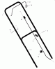 Murray 225111x99A - B&S/ 22" Walk-Behind Mower (2004) (AAFES) Spareparts Handle Assembly