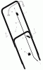 Murray 225111x99B - B&S/ 22" Walk-Behind Mower (2005) (AAFES) Spareparts Handle Assembly