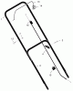 Murray 225112x92C - B&S/ 22" Walk-Behind Mower (2004) (Walmart) Spareparts Handle Assembly