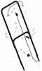 Murray 225112x99A - B&S/ 22" Walk-Behind Mower (2005) (AAFES) Spareparts Handle Assembly