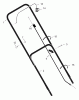 Murray 22526x194A - B&S/ 22" Walk-Behind Mower (2000) (Walmart) Spareparts Handle Assembly