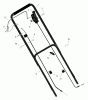 Murray 22615x8C - Scotts 22" Walk-Behind Mower (2001) (Home Depot) Spareparts Handle Assembly