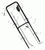 Murray 22648x71A - B&S/ 22" Walk-Behind Mower (1998) (Quality Stores) Spareparts Handle Assembly