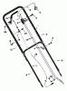 Murray 22765B - 22" Walk-Behind Mower (1997) Spareparts Handle Assembly