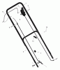 Murray 228610x6A - Ultra 22" Walk-Behind Mower (2001) Spareparts Handle Assembly