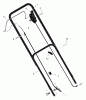 Murray 228610x6B - Ultra 22" Walk-Behind Mower (2001) Spareparts Handle Assembly