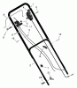 Murray 228690x24B - B&S/ 22" Walk-Behind Mower (2005) (Meijer) Spareparts Handle Assembly