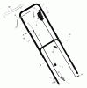 Murray 229510x48B - B&S/ 22" Walk-Behind Mower (2004) (Mills) Spareparts Handle Assembly