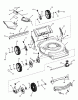 Murray 7800510 (BTPV22675E) - Brute 22" Walk-Behind Mower (2009) Spareparts Deck Assembly