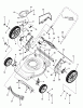 Murray M2265HW (7800454) - 22" Walk-Behind Mower (2010) Spareparts Deck Assembly (Push, Hi-Wheel)