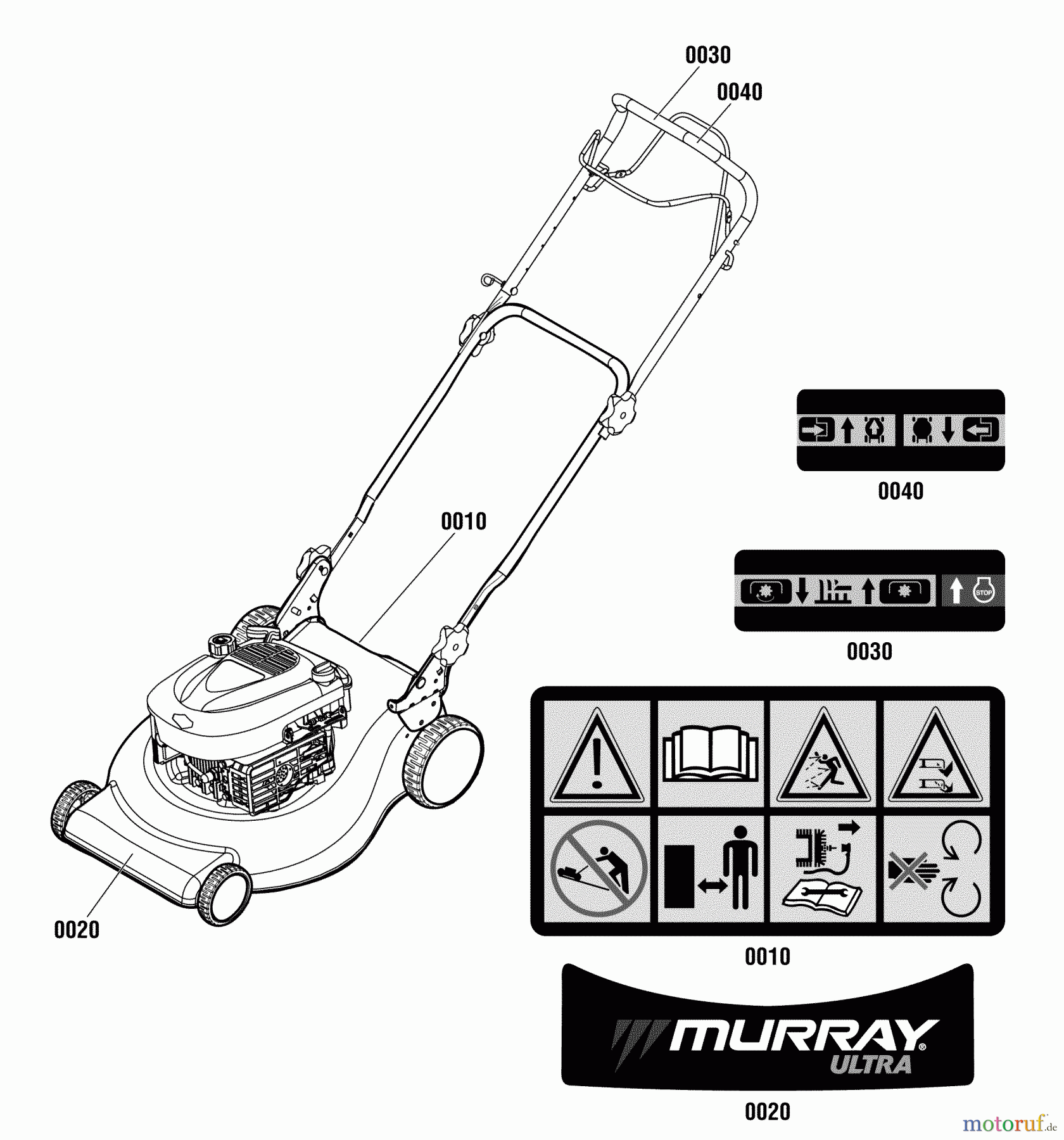  Murray Rasenmäher MXMU19675E (881560) - Murray 19