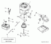 Poulan / Weed Eater PB195A46LT (96042014700) - Poulan Pro Lawn Tractor (2012-11) Listas de piezas de repuesto y dibujos ENGINE