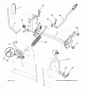Poulan / Weed Eater PB22H42YT (96048005100) - Poulan Pro Lawn Tractor (2012-11) Listas de piezas de repuesto y dibujos MOWER LIFT / DECK LIFT
