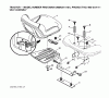 Poulan / Weed Eater PBGT26H54 (96042012800) - Poulan Pro Lawn Tractor (2011-01) Listas de piezas de repuesto y dibujos SEAT
