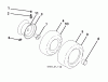 Poulan / Weed Eater PBLGT26H54 (96042014001) - Poulan Pro Lawn Tractor (2012-08) Listas de piezas de repuesto y dibujos WHEELS TIRES
