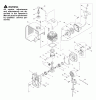 Poulan / Weed Eater BP400 - Poulan Pro Blower Listas de piezas de repuesto y dibujos Engine Assembly