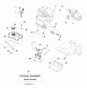 Poulan / Weed Eater PO17542LT (96012012001) - Poulan Lawn Tractor (2011-08) Listas de piezas de repuesto y dibujos ENGINE