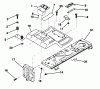 Poulan / Weed Eater PP1136J - Poulan Pro Lawn Tractor Listas de piezas de repuesto y dibujos FENDER / CHASSIS