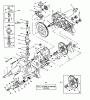 Poulan / Weed Eater PP16H44C - Poulan Pro Lawn Tractor Listas de piezas de repuesto y dibujos AGRI-FAB TRANSAXLE MODEL NUMBER 121431X