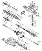 Poulan / Weed Eater PP1844K - Poulan Pro Lawn Tractor Listas de piezas de repuesto y dibujos DANA TRANSAXLE--MODEL NUMBER 4360-96