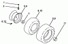 Poulan / Weed Eater PP22H50A - Poulan Pro Lawn Tractor Listas de piezas de repuesto y dibujos Wheels & Tires