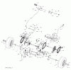 Poulan / Weed Eater WE261 (96022000702) - Weed Eater Lawn Tractor (2011-10) Listas de piezas de repuesto y dibujos DRIVE