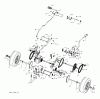 Poulan / Weed Eater WE261 (96022000802) - Weed Eater Lawn Tractor (2011-08) Listas de piezas de repuesto y dibujos DRIVE