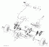 Poulan / Weed Eater WE261 (96022001101) - Weed Eater Lawn Tractor (2011-09) Listas de piezas de repuesto y dibujos DRIVE