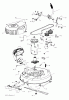 Poulan / Weed Eater WE261 (96022001102) - Weed Eater Lawn Tractor (2012-02) Listas de piezas de repuesto y dibujos MOWER DECK / CUTTING DECK